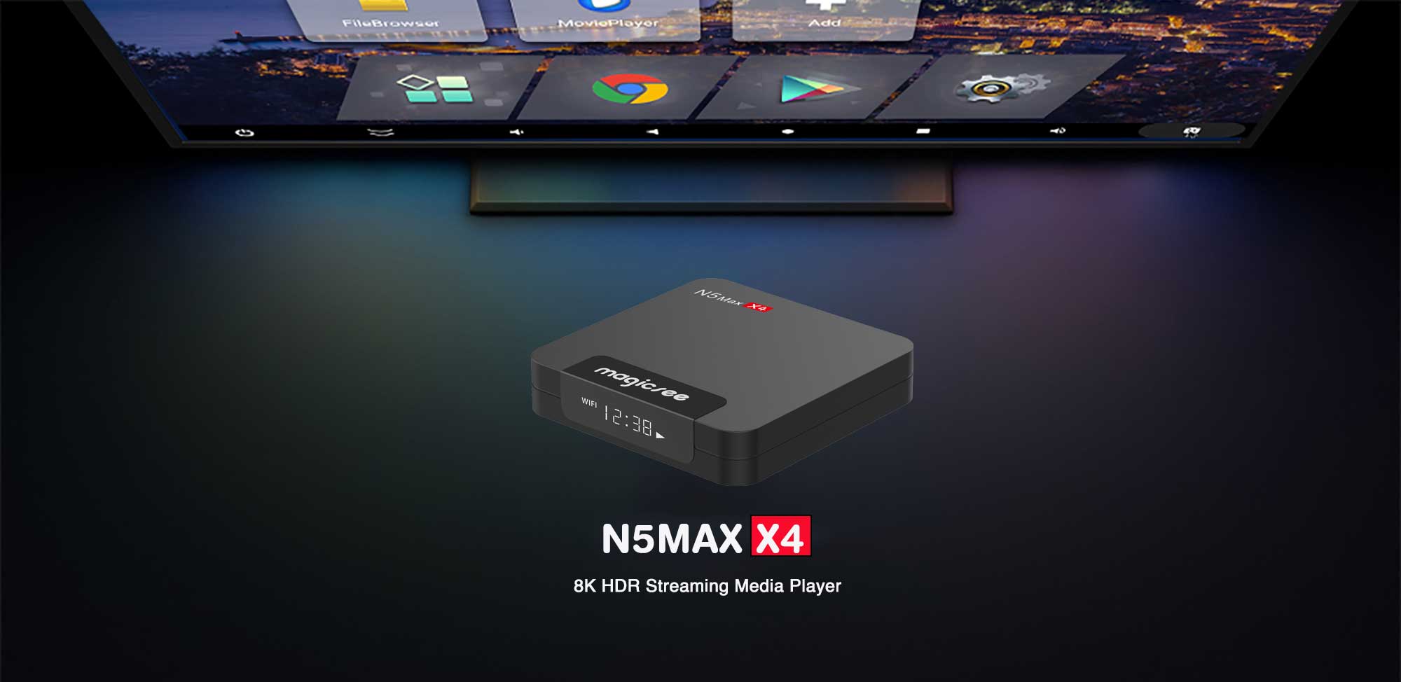 N5MAX X4 S905X4 Android 11 TV BOX