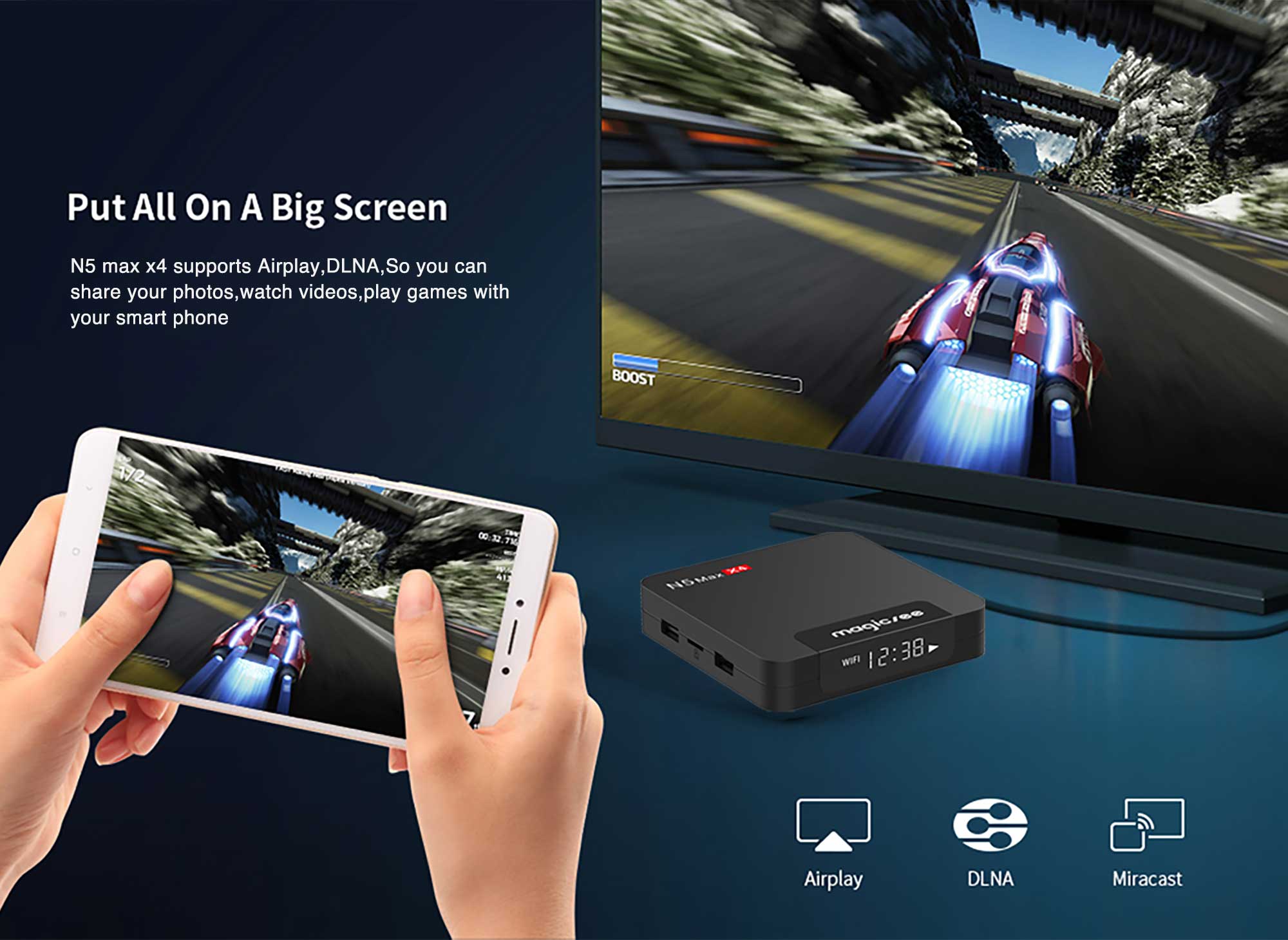 N5MAX X4 S905X4 Android 11 TV BOX